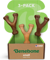 Benebone Bacon Wishbone Chew Toy
