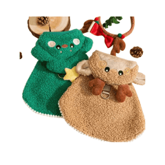 Christmas Costume Fleece Elk Cloak