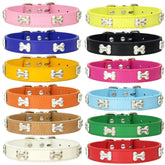 Cute Bone Shaped Leather Collar
