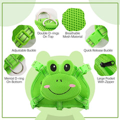 Dog Backpack Harness No-Pull with D-Ring outdoor hiking