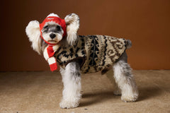 Fair Isle Sleeveless Vest – Cozy Knit Dog Sweater