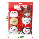 Merry Christmas Pet Chew Toy – 6-Piece Dog Gift Set