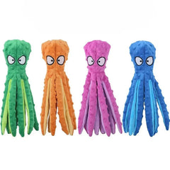 Octopus Plush Squeaky Dog Toy