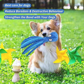 Octopus Plush Squeaky Dog Toy