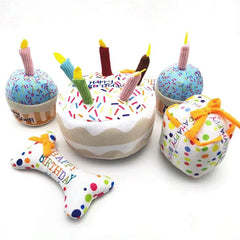 Birthday Cake Squeaky Toys