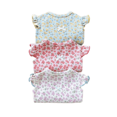 Sweet Flower Sleeve Dog Cat Vest