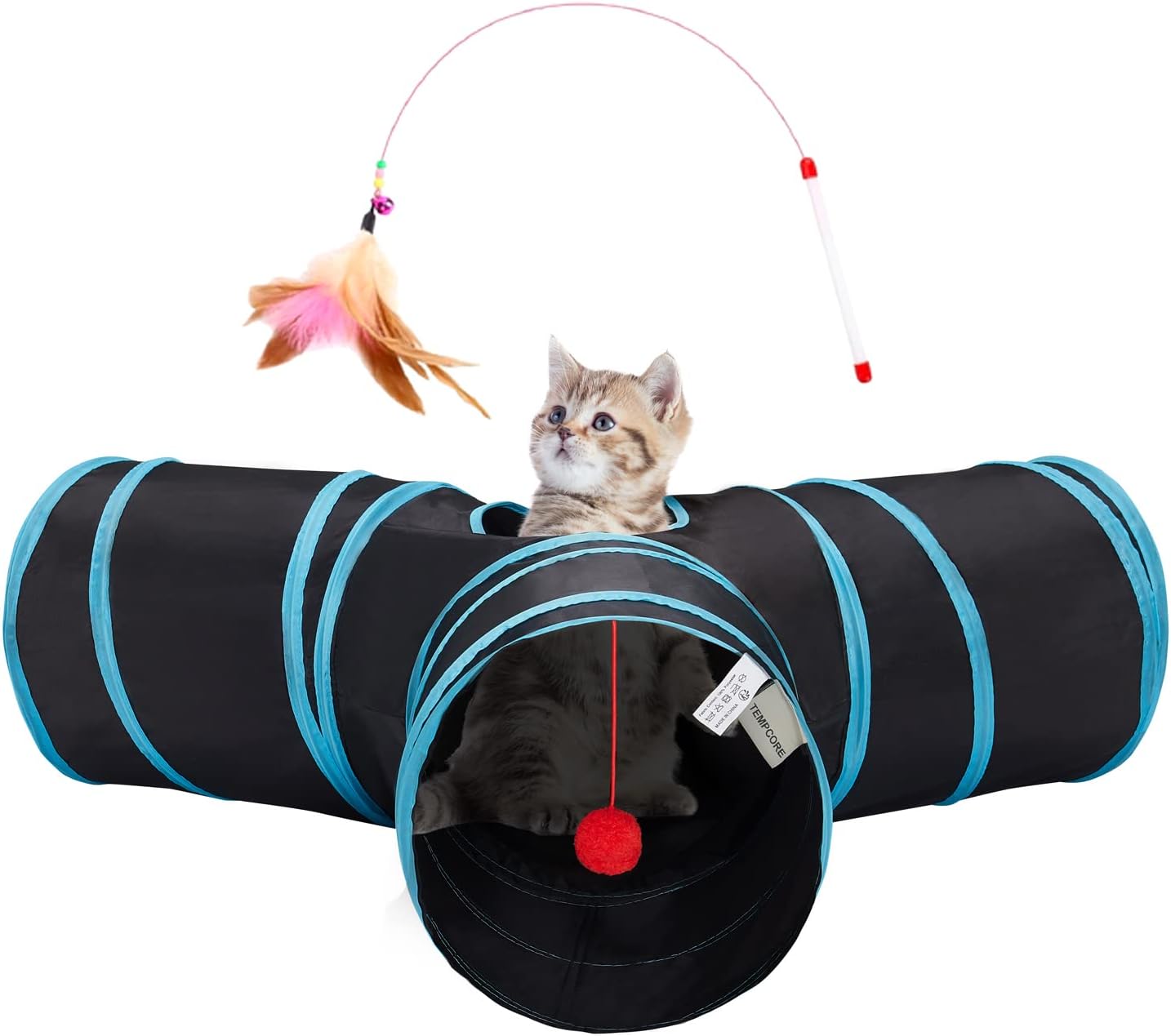 3 Way Collapsible Cat Tunnel