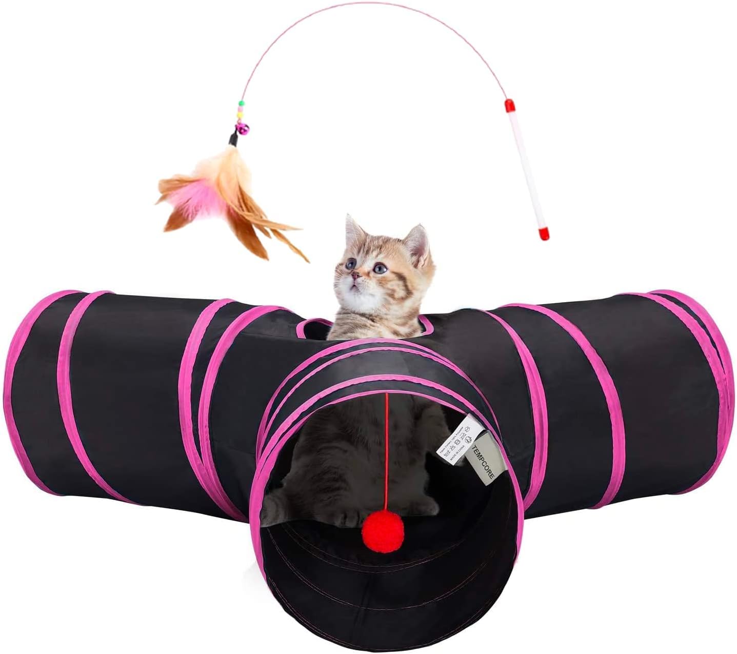 3 Way Collapsible Cat Tunnel