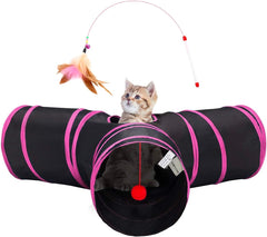 3 Way Collapsible Cat Tunnel