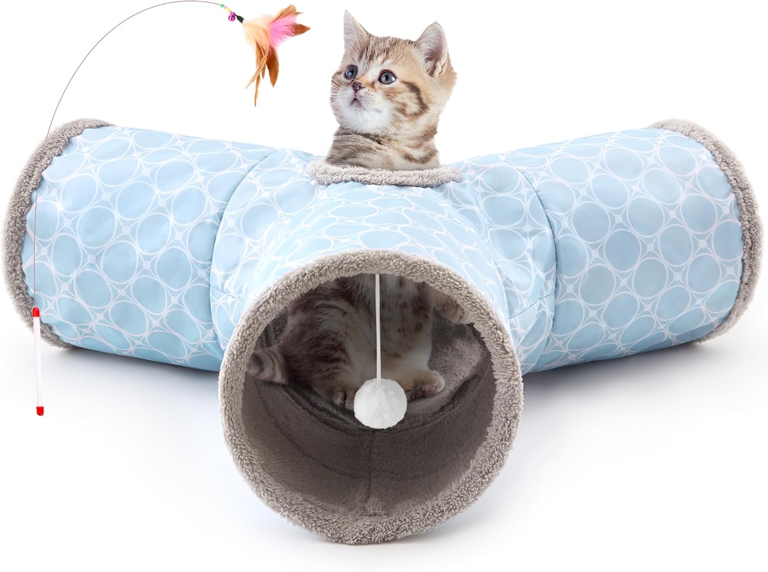 3 Way Collapsible Cat Tunnel