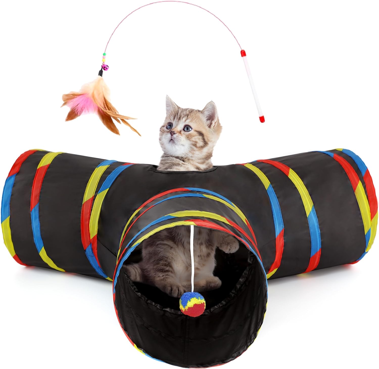 3 Way Collapsible Cat Tunnel