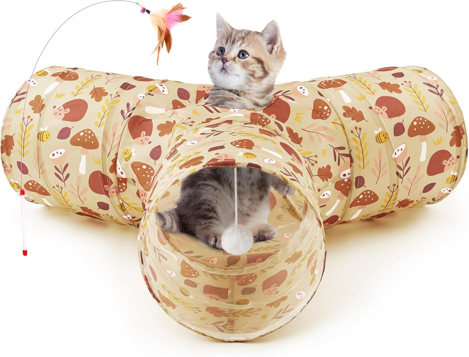 3 Way Collapsible Cat Tunnel