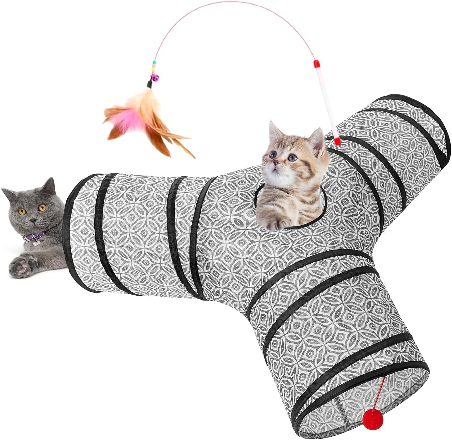 3 Way Collapsible Cat Tunnel