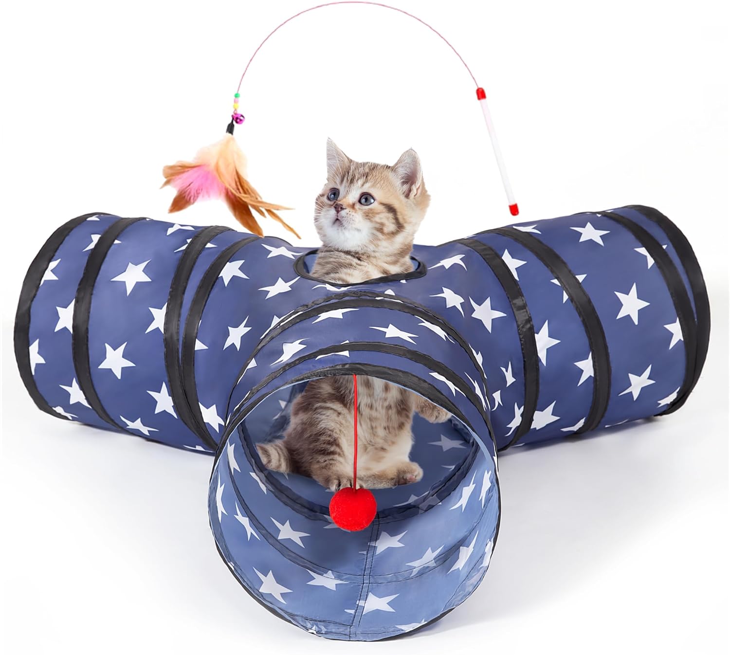 3 Way Collapsible Cat Tunnel