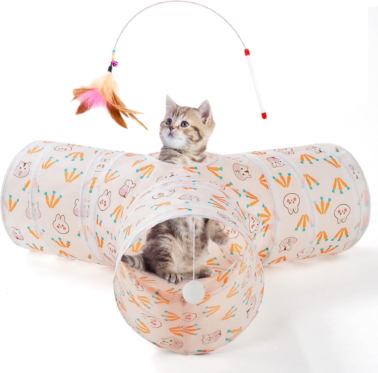 3 Way Collapsible Cat Tunnel