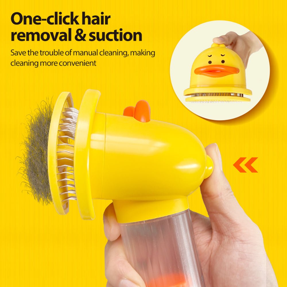 4-in-1 Pet Grooming & Cleaning Kit - Adorable Duck Design for Hassle-Free Pet Care
