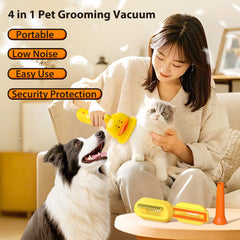 4-in-1 Pet Grooming & Cleaning Kit - Adorable Duck Design for Hassle-Free Pet Care