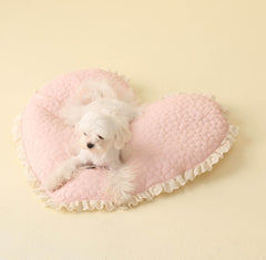Cozy Love-Shaped Dog Pad