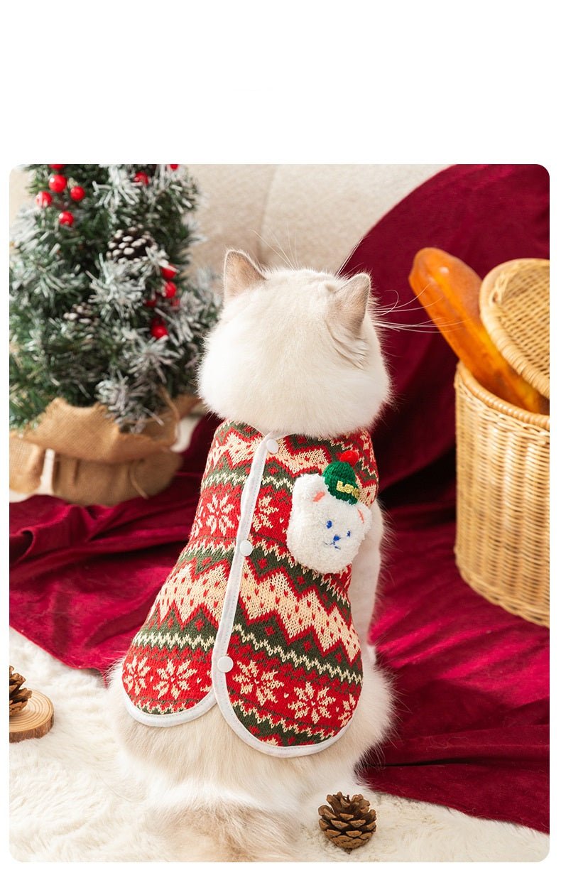 Adorable Winter 3D Bear Knit Sweater