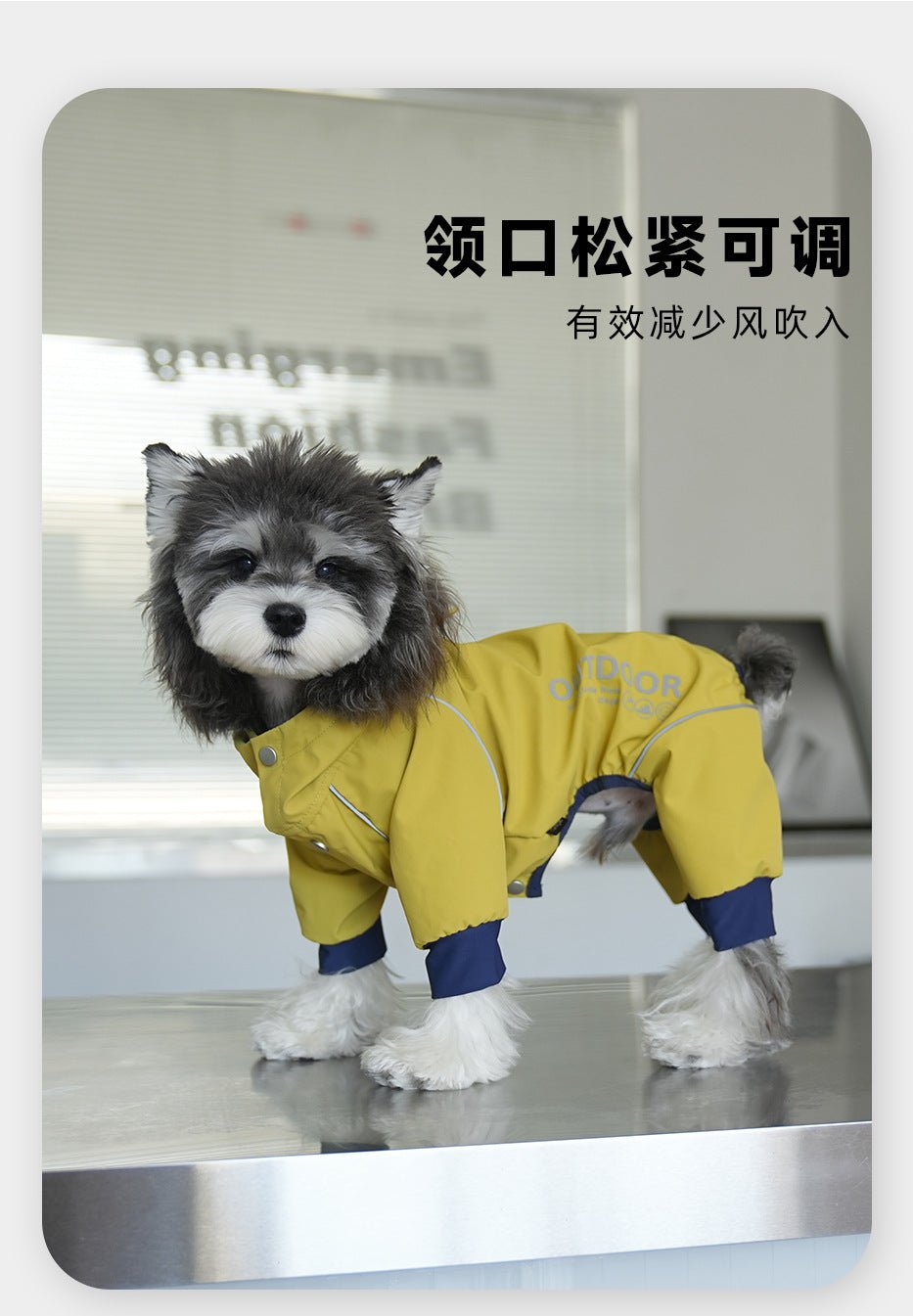 All-Weather Full Coverage 4-Legged Rain & Windproof Outdoor Jacket