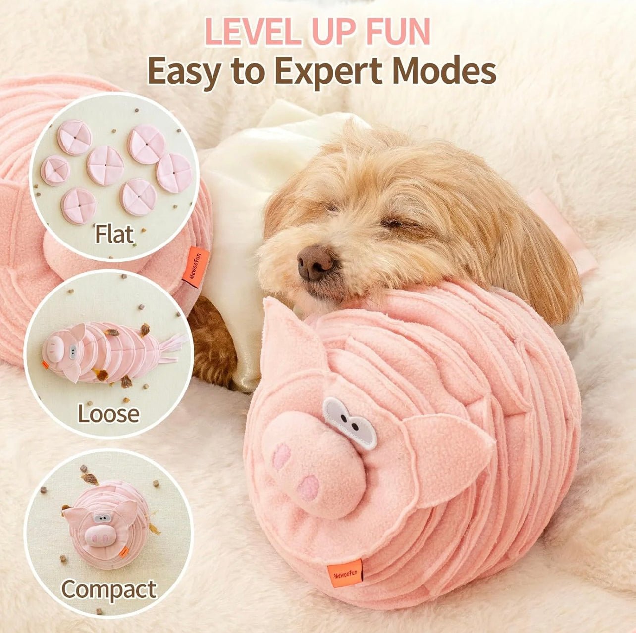 Animal pig snuffle toy