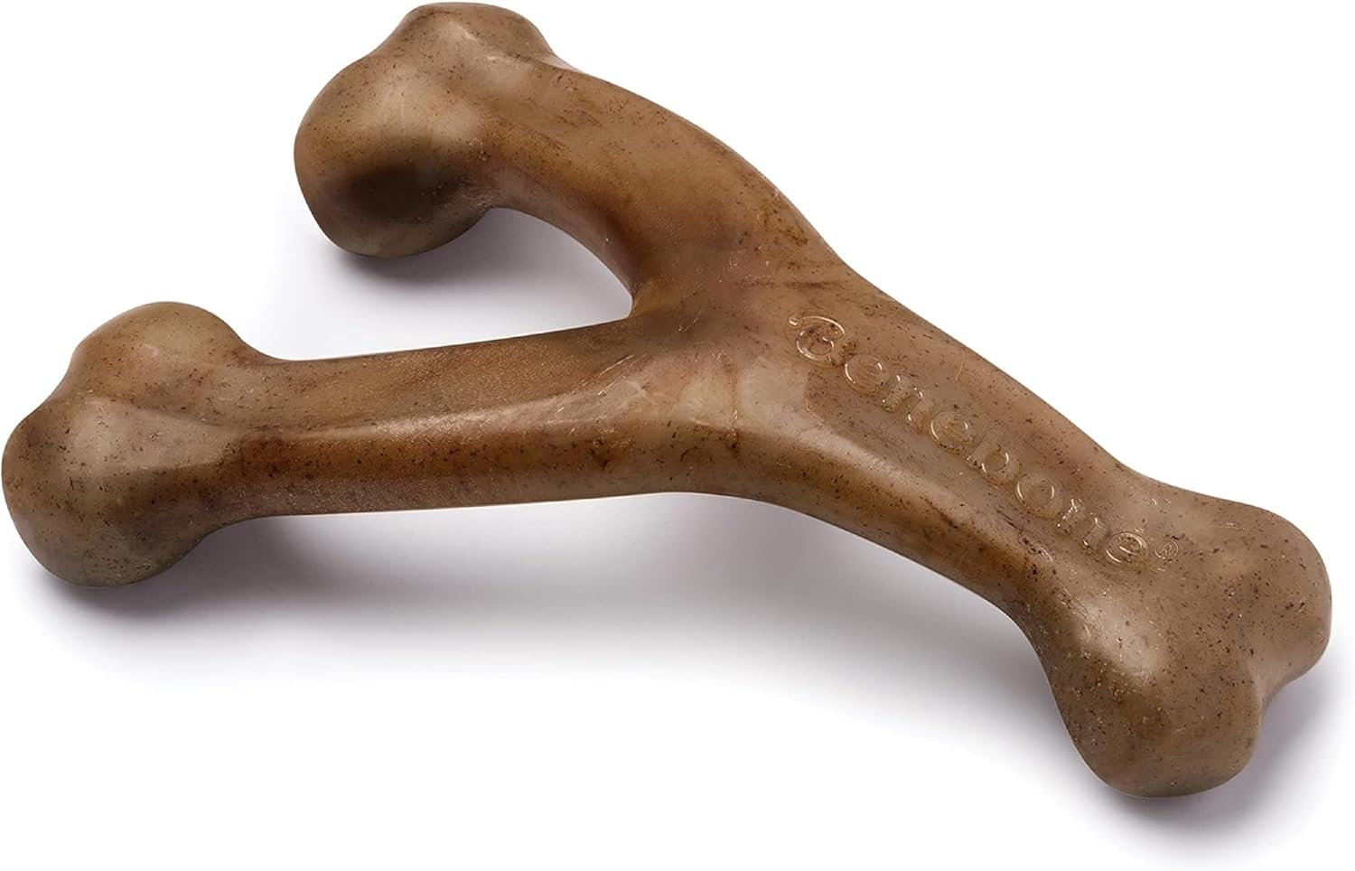 Benebone Bacon Wishbone Chew Toy