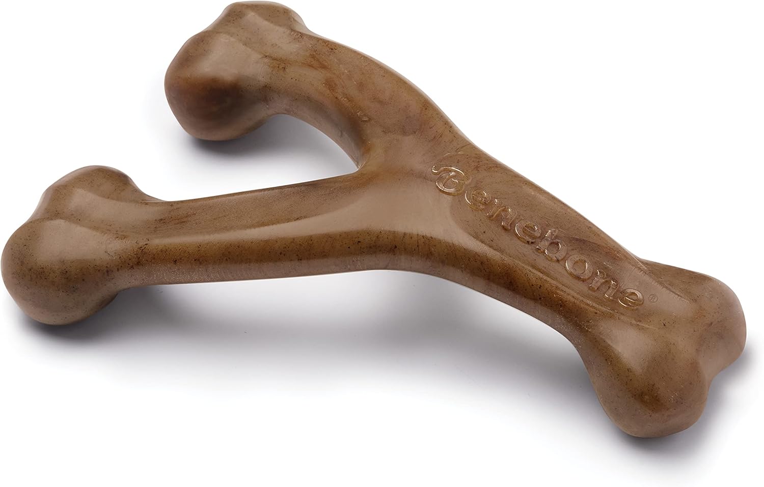 Benebone Bacon Wishbone Chew Toy