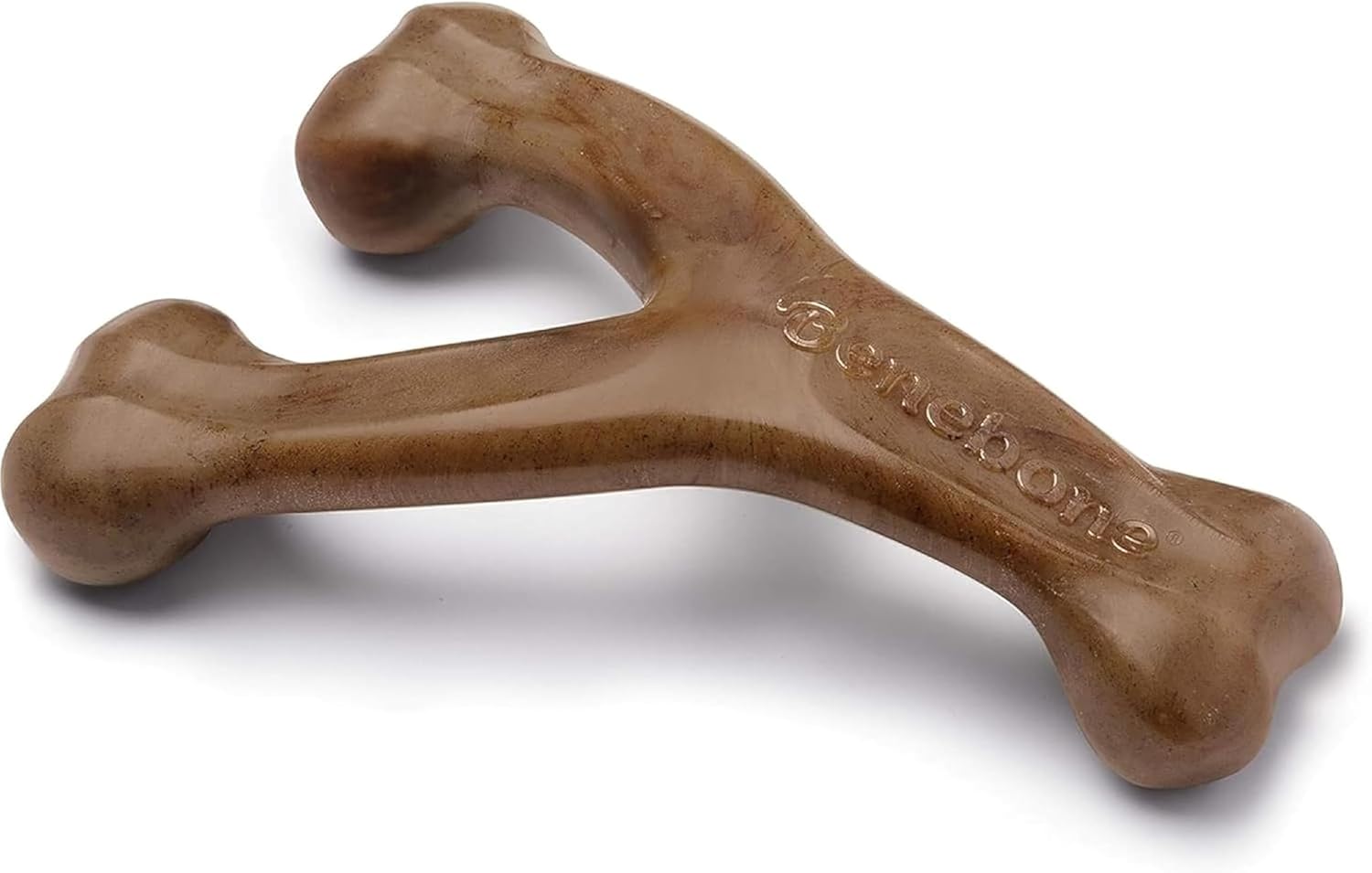 Benebone Bacon Wishbone Chew Toy