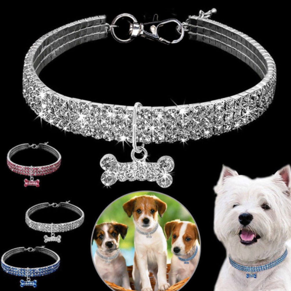 Bling Bone Rhinestone Collar