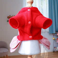 Bow Plaid Layered Dress Harness