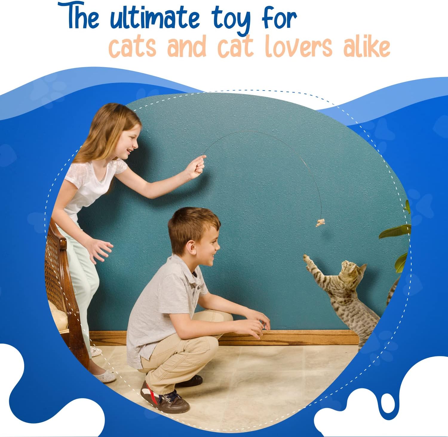 Cat Dancer Interactive Wand Toy