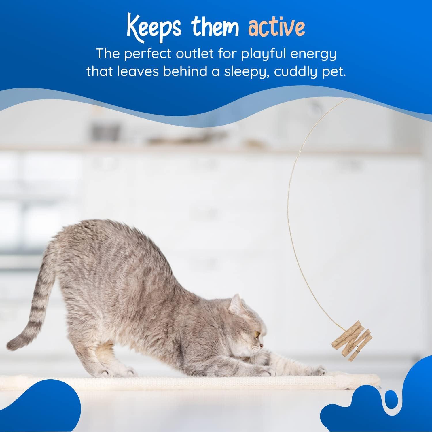 Cat Dancer Interactive Wand Toy