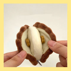 2pcs Cheese Cookie Squeaky Dog Toys