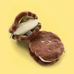 2pcs Cheese Cookie Squeaky Dog Toys