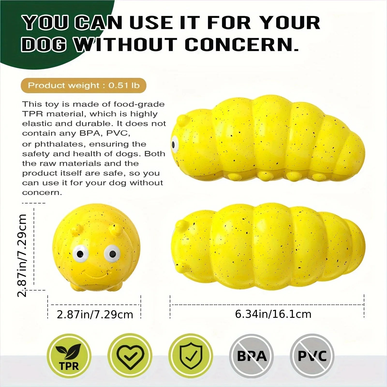 Chew Toy Tough Enduring Squeaky Interactive