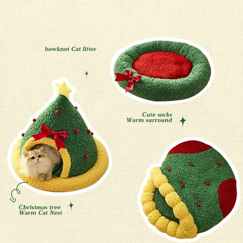Christmas nest semi-enclosed bed