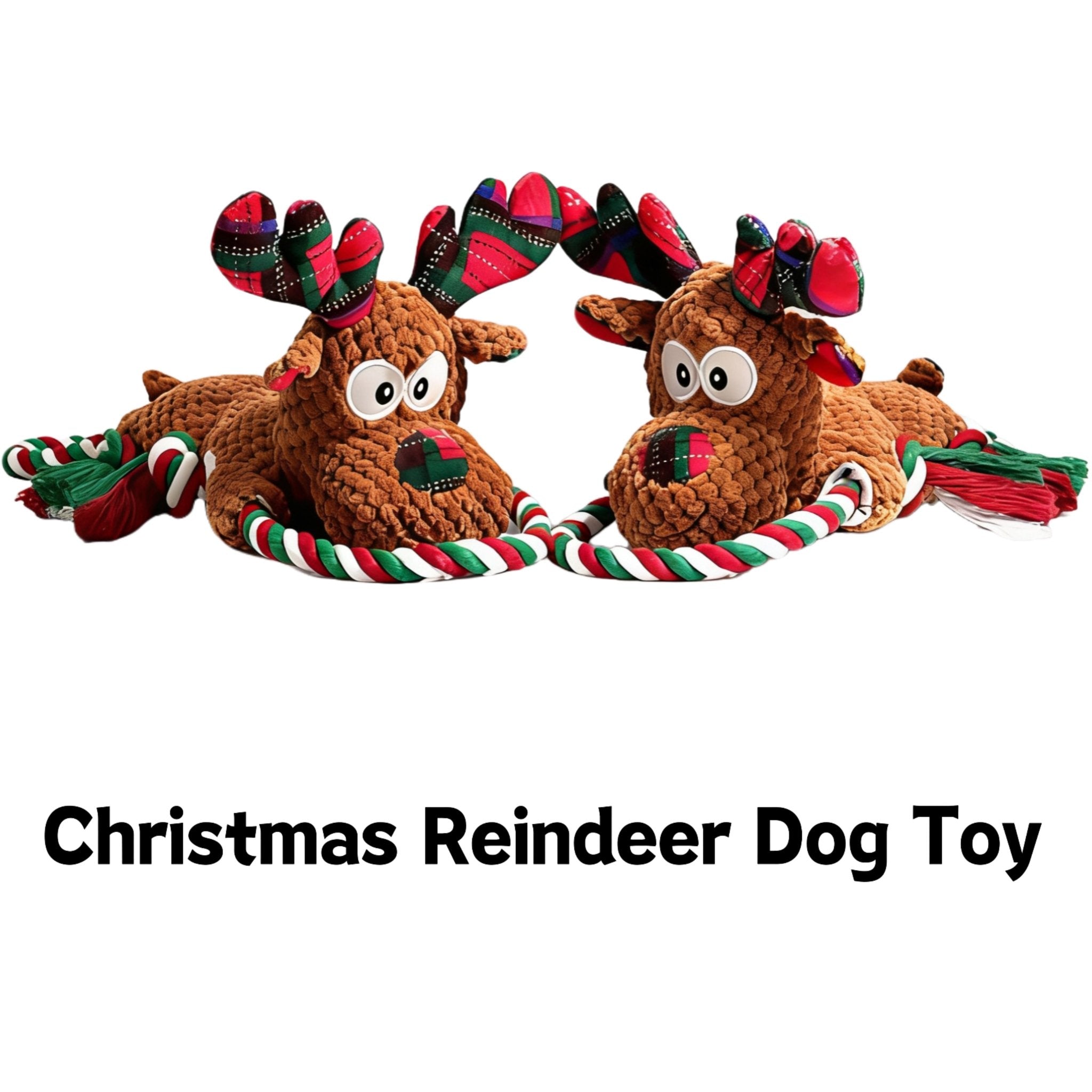 Christmas Reindeer Dog Toy — a festive companion made for merry playtime.