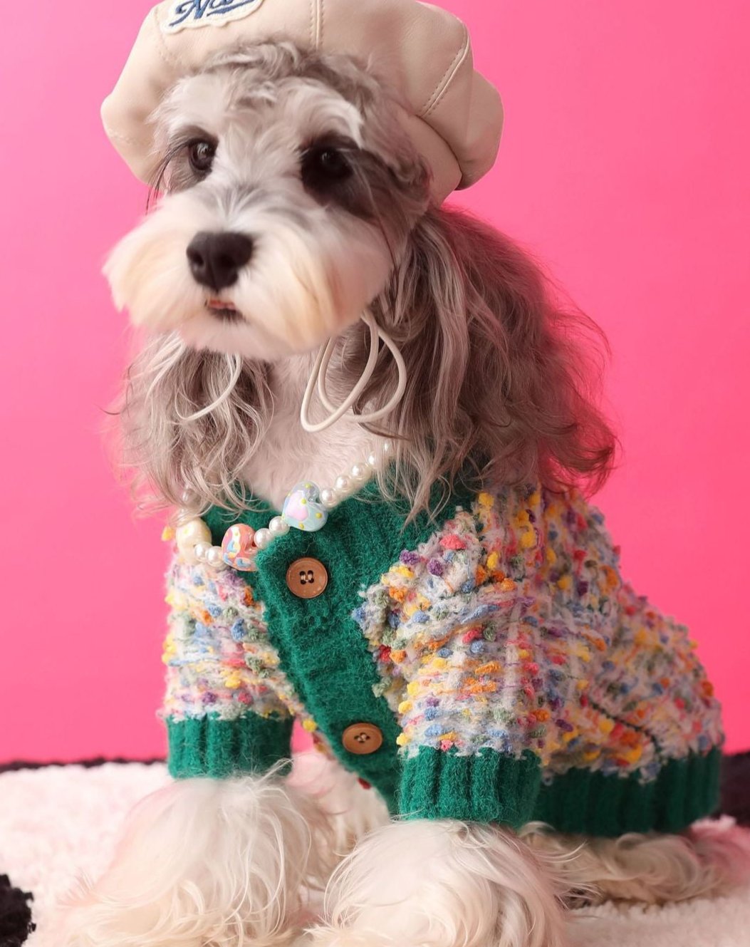 Colorful Dotted Cardigan