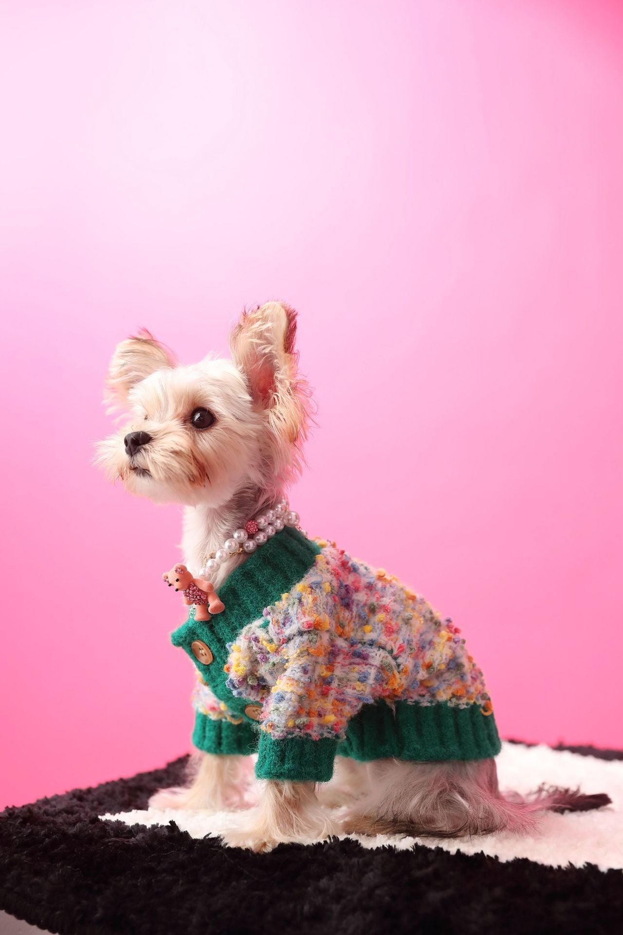Colorful Dotted Cardigan