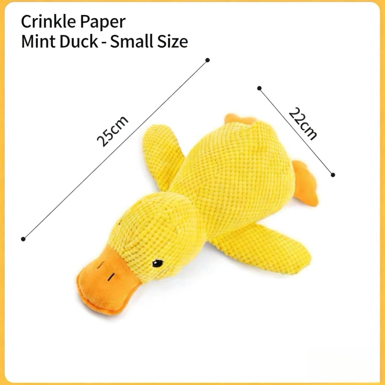 Crispy Paper Mint Duck Cat Toy