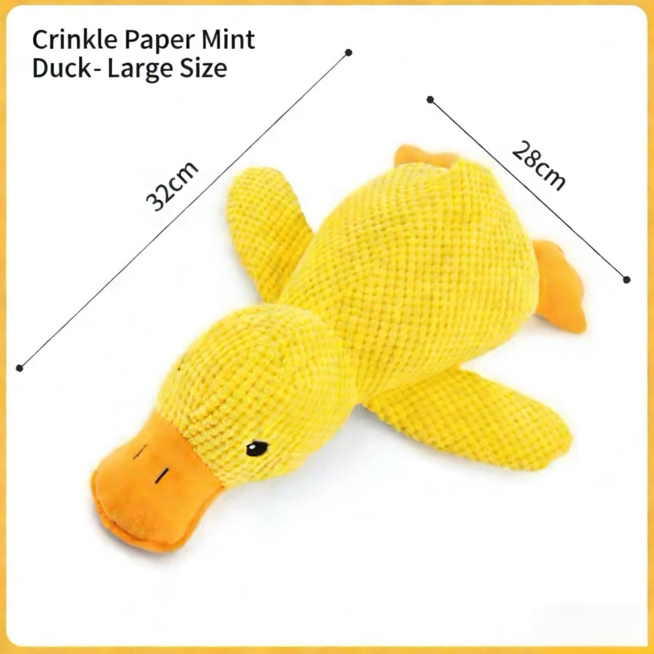 Crispy Paper Mint Duck Cat Toy