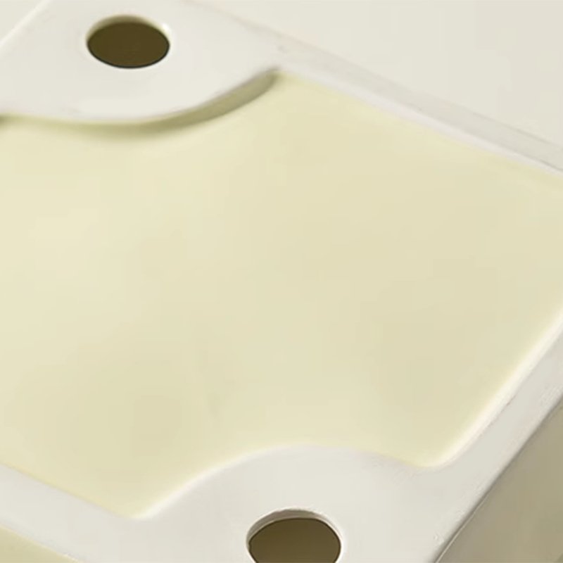 Cute Ceramic Pet Bowl with Cheese Shape