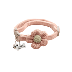 Cute floral dog necklace