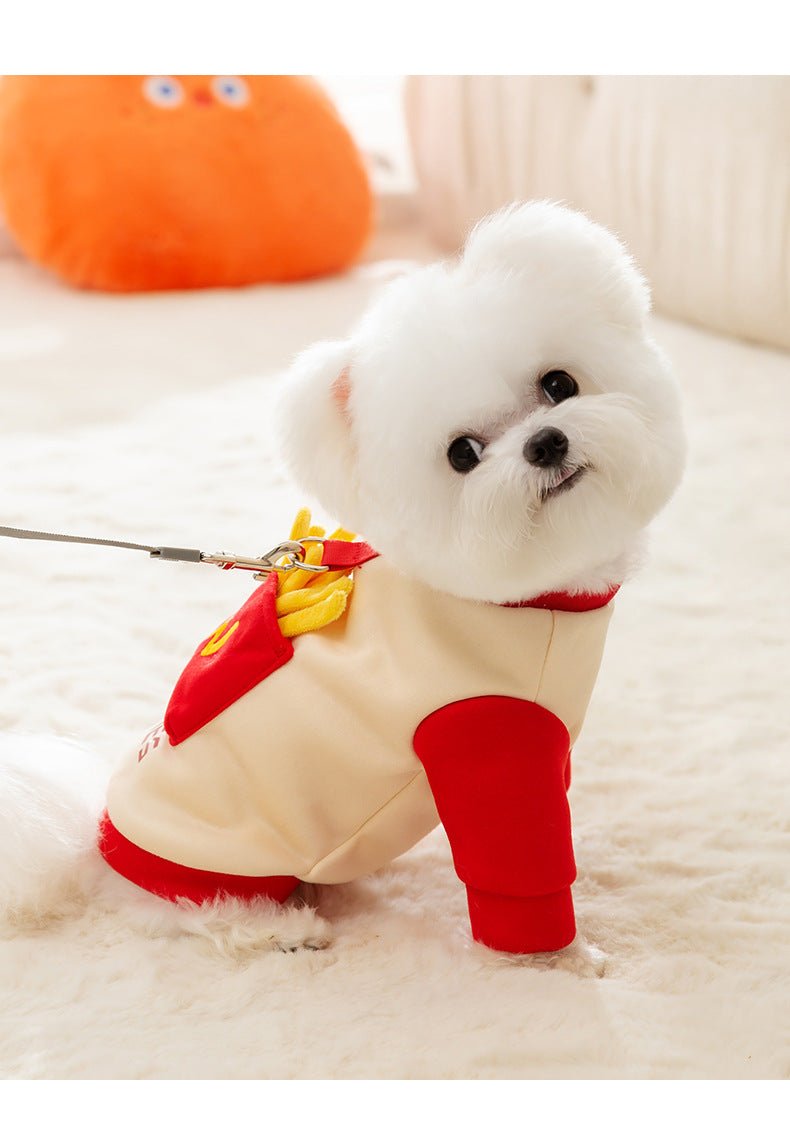Pocket French Fries Hoodie Costume