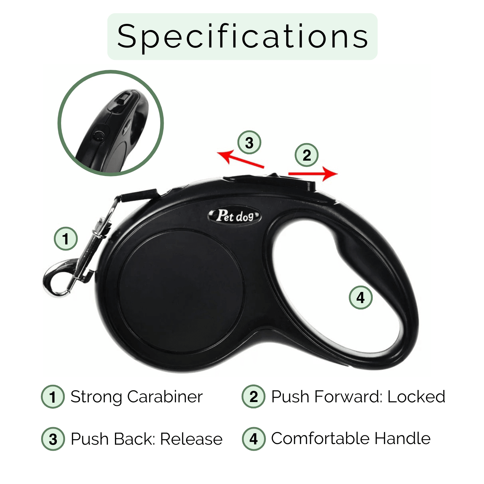 Extendable Dog Leash - Flexi Leash