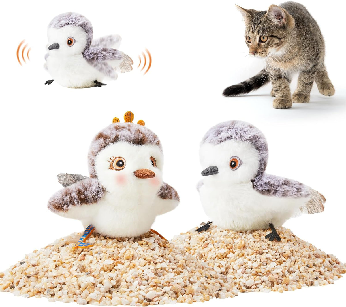 Flapping Bird Interactive Cat Toy