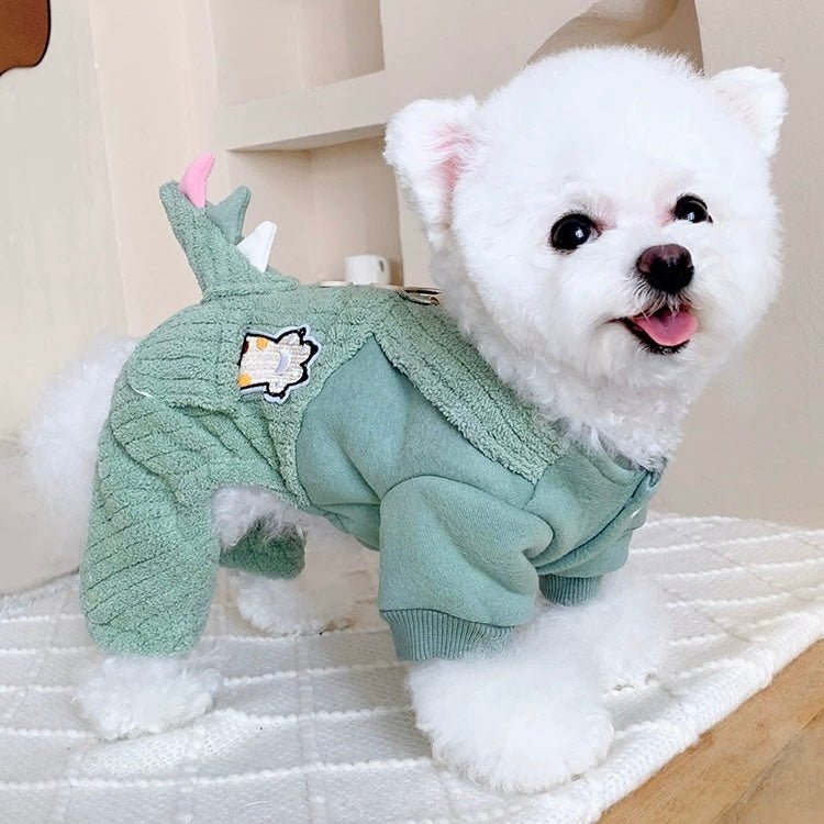 Plush Dinosaur Jumpsuit