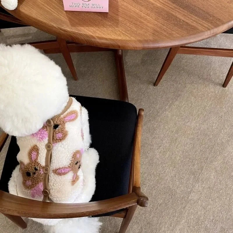 Fleece Coat Rabbit pattern