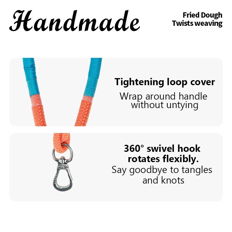 Handmade Twisted Braided Dog Leash