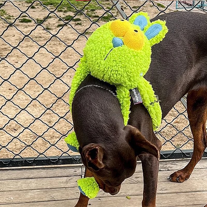 Long Hare Dog Rope Tug Toy
